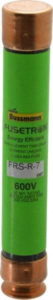 Cooper Bussmann - 300 VDC, 600 VAC, 7 Amp, Time Delay General Purpose Fuse - Fuse Holder Mount, 127mm OAL, 20 at DC, 200 (RMS) kA Rating, 13/16" Diam - Strong Tooling