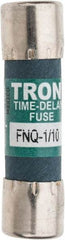 Cooper Bussmann - 500 VAC, 0.1 Amp, Time Delay General Purpose Fuse - Fuse Holder Mount, 1-1/2" OAL, 10 at AC kA Rating, 13/32" Diam - Strong Tooling