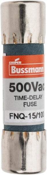 Cooper Bussmann - 500 VAC, 0.15 Amp, Time Delay General Purpose Fuse - Fuse Holder Mount, 1-1/2" OAL, 10 at AC kA Rating, 13/32" Diam - Strong Tooling