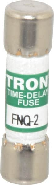 Cooper Bussmann - 500 VAC, 2 Amp, Time Delay General Purpose Fuse - Fuse Holder Mount, 1-1/2" OAL, 10 at AC kA Rating, 13/32" Diam - Strong Tooling