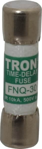 Cooper Bussmann - 500 VAC, 30 Amp, Time Delay General Purpose Fuse - Fuse Holder Mount, 1-1/2" OAL, 10 at AC kA Rating, 13/32" Diam - Strong Tooling