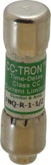 Cooper Bussmann - 300 VDC, 600 VAC, 1.5 Amp, Time Delay General Purpose Fuse - Fuse Holder Mount, 1-1/2" OAL, 200 at AC (RMS) kA Rating, 13/32" Diam - Strong Tooling