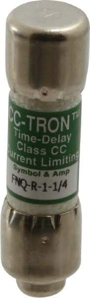 Cooper Bussmann - 300 VDC, 600 VAC, 1.25 Amp, Time Delay General Purpose Fuse - Fuse Holder Mount, 1-1/2" OAL, 200 at AC (RMS) kA Rating, 13/32" Diam - Strong Tooling