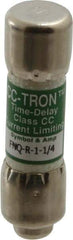 Cooper Bussmann - 300 VDC, 600 VAC, 1.25 Amp, Time Delay General Purpose Fuse - Fuse Holder Mount, 1-1/2" OAL, 200 at AC (RMS) kA Rating, 13/32" Diam - Strong Tooling