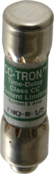 Cooper Bussmann - 300 VDC, 600 VAC, 0.5 Amp, Time Delay General Purpose Fuse - Fuse Holder Mount, 1-1/2" OAL, 200 at AC (RMS) kA Rating, 13/32" Diam - Strong Tooling