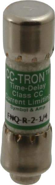 Cooper Bussmann - 300 VDC, 600 VAC, 2.25 Amp, Time Delay General Purpose Fuse - Fuse Holder Mount, 1-1/2" OAL, 200 at AC (RMS) kA Rating, 13/32" Diam - Strong Tooling