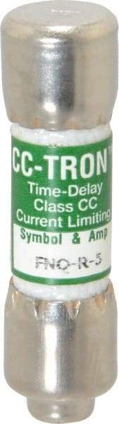 Cooper Bussmann - 300 VDC, 600 VAC, 5 Amp, Time Delay General Purpose Fuse - Fuse Holder Mount, 1-1/2" OAL, 200 at AC (RMS) kA Rating, 13/32" Diam - Strong Tooling