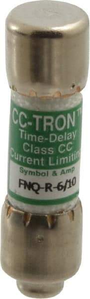 Cooper Bussmann - 300 VDC, 600 VAC, 0.6 Amp, Time Delay General Purpose Fuse - Fuse Holder Mount, 1-1/2" OAL, 200 at AC (RMS) kA Rating, 13/32" Diam - Strong Tooling