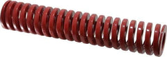 Dayton Lamina - 2" Hole Diam, 1" Rod Diam, 10" Free Length, Red Die Spring - 51.3 Lb Max Deflection, 3" Max Deflection, Heavy Duty, Chromium Vanadium Steel - Strong Tooling