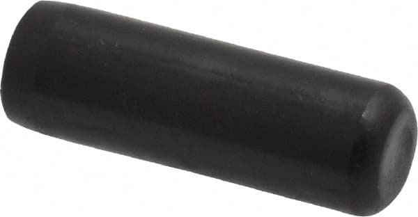 Holo-Krome - 1/4" Diam x 3/4" Pin Length Grade 8 Alloy Steel Standard Dowel Pin - Black Luster Finish, C 47-58 & C 60 (Surface) Hardness, 1 Beveled & 1 Rounded End - Strong Tooling