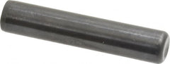 Holo-Krome - 1/2" Diam x 2-1/2" Pin Length Grade 8 Alloy Steel Standard Dowel Pin - Black Luster Finish, C 47-58 & C 60 (Surface) Hardness, 1 Beveled & 1 Rounded End - Strong Tooling