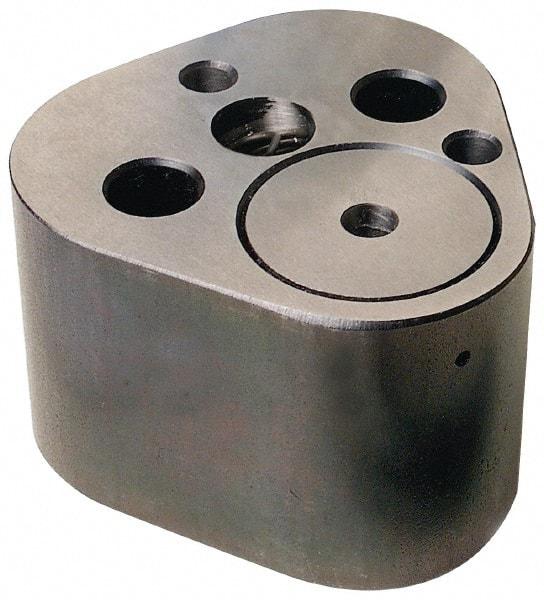 Dayton Lamina - 1/4" Shank Diam, 1-3/4" Base Length x 1.72" Base Width x 1-1/4" Base Height, 5/16-18 Thread, Alloy Steel Mold Punch Retainer - 1/8" Dowel Diam, 3/4" Length Between Dowel & Screw, 1-1/2" Thread Length, Ball Lock, Light Duty (LRT) Series - Strong Tooling