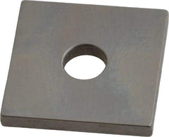 Mitutoyo - 0.115" Square Steel Gage Block - Accuracy Grade 0, Includes Certificate of Inspection - Strong Tooling