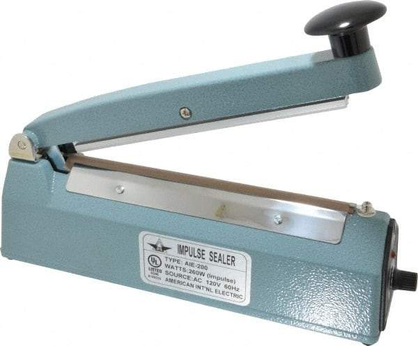 Value Collection - 8" Max Seal, 4 mil Thick, Table Top Thermal Impulse Sealer - 260 Watts - Strong Tooling