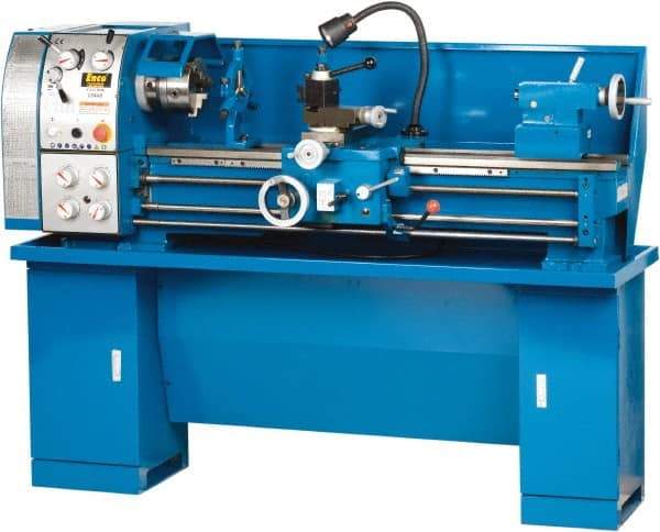 Enco - 13" Swing, 40" Between Centers, 110/220 Volt, Single Phase Bench Lathe - 5MT Taper, 1-1/2 hp, 65 to 1,810 RPM, 1-1/2" Bore Diam, 750mm Deep x 580mm High x 1,676mm Long - Strong Tooling