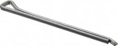 Made in USA - 3/16" Diam x 3" Long Hammerlock Cotter Pin - Grade 2, Zinc-Plated, Steel - Strong Tooling