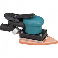 Dynabrade - 10,000 OPM, 13 CFM Air Consumption, Palm Air Orbital Sander - Rectangular Pad, 1/4 NPT Inlet - Strong Tooling