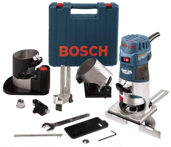 Bosch - Router Kits Router Type: Palm Grip Speed (RPM): 16000-35000 - Strong Tooling