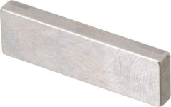 Mitutoyo - 0.131" Rectangular Steel Gage Block - Accuracy Grade 0, Includes Certificate of Inspection - Strong Tooling