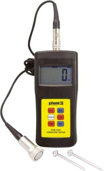 Phase II - Vibration Meters Meter Type: Vibration Meter Vibration Measurement Range: 10Hz - 1Khz (mm) - Strong Tooling