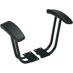 ALERA - Black Fixed Arm Kit - For Alera Interval, Essentia Series Chairs & Stools - Strong Tooling