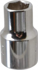 Proto - 11/32", 3/8" Drive, Standard Hand Socket - 6 Points, 1-3/32" OAL, Alloy Steel, Chrome Finish - Strong Tooling