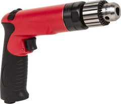 Sioux Tools - 3/8" Reversible Keyed Chuck - Pistol Grip Handle, 2,000 RPM, 14.16 LPS, 30 CFM, 1 hp - Strong Tooling