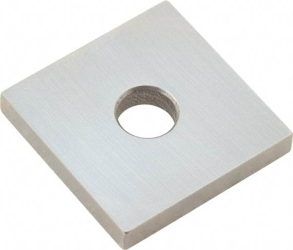 Mitutoyo - 0.142" Square Steel Gage Block - Accuracy Grade 0, Includes Certificate of Inspection - Strong Tooling