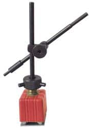 Value Collection - 38mm Wide Magnetic Indicator Base with Holders - Post & Rod Arm (Swivel) - Strong Tooling