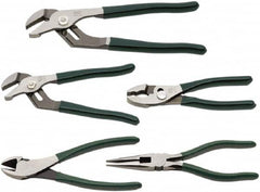 SK - 5 Piece Plier Set - Comes in Kit Roll - Strong Tooling