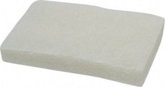 3M - 5" Long x 3-1/2" Wide x 3/4" Thick Scouring Pad - Light-Duty, White - Strong Tooling