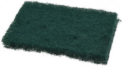 3M - 4-1/2" Long x 3" Wide x 0.8" Thick Scouring Pad - Medium-Duty, Green - Strong Tooling