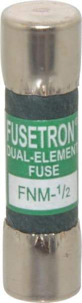 Cooper Bussmann - 250 VAC, 0.5 Amp, Time Delay Supplemental Fuse - Fuse Holder Mount, 1-1/2" OAL, 10 at 125 V kA Rating, 13/32" Diam - Strong Tooling