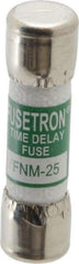 Cooper Bussmann - 250 VAC, 25 Amp, Time Delay General Purpose Fuse - Fuse Holder Mount, 1-1/2" OAL, 10 at AC kA Rating, 13/32" Diam - Strong Tooling