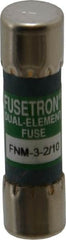 Cooper Bussmann - 250 VAC, 3.2 Amp, Time Delay General Purpose Fuse - Fuse Holder Mount, 1-1/2" OAL, 10 at 125 V kA Rating, 13/32" Diam - Strong Tooling