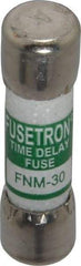 Cooper Bussmann - 250 VAC, 30 Amp, Time Delay General Purpose Fuse - Fuse Holder Mount, 1-1/2" OAL, 10 at AC kA Rating, 13/32" Diam - Strong Tooling