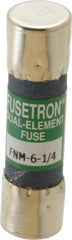 Cooper Bussmann - 250 VAC, 6.25 Amp, Time Delay General Purpose Fuse - Fuse Holder Mount, 1-1/2" OAL, 10 at 125 V kA Rating, 13/32" Diam - Strong Tooling