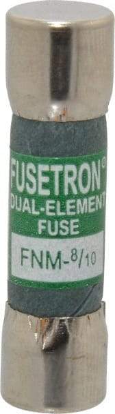 Cooper Bussmann - 250 VAC, 0.8 Amp, Time Delay General Purpose Fuse - Fuse Holder Mount, 1-1/2" OAL, 10 at 125 V kA Rating, 13/32" Diam - Strong Tooling