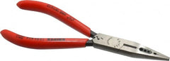 Knipex - 6-1/4" OAL, Electrician's Pliers - Standard Jaw, Standard Head - Strong Tooling