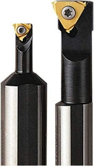 Seco - Internal Thread, Left Hand Cut, 10mm Shank Width x 0.394" Shank Height Indexable Threading Toolholder - 100mm OAL, 11NL Insert Compatibility, SN Toolholder, Series Snap Tap - Strong Tooling