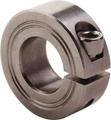 Climax Metal Products - 45mm Bore, Stainless Steel, One Piece Clamp Collar - 2-7/8" Outside Diam - Strong Tooling