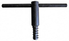 Gibraltar - 16" Chuck Diam Compatibility, Lathe Chuck Key - Compatible with 4-Jaw Chucks, Self Ejecting, 4.72" Body Length, 0.5512" Actual Key Square Size - Strong Tooling