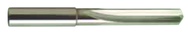 15/32 Dia. - Carbide Straight Flute 4XD Drill-120° Point-Coolant-Bright - Strong Tooling