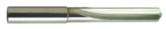 9.9mm Dia. - Carbide Straight Flute 4XD Drill-120Â° Point-Coolant-Bright - Strong Tooling