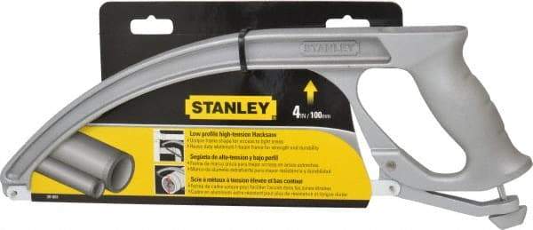 Stanley - 12" Hacksaw - 4" Throat Depth, Ergonomically Design D-Style Handle - Strong Tooling