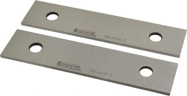 SPI - 6" Long x 1-3/8" High x 1/8" Thick, Steel Parallel - Sold as Matched Pair - Strong Tooling