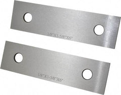 SPI - 6" Long x 1-5/8" High x 1/8" Thick, Steel Parallel - Sold as Matched Pair - Strong Tooling