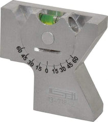 SPI - Machine Set-Up Gage Levels Minimum Adjustable Angle: 0.00 Maximum Adjustable Angle: 360.00 - Strong Tooling