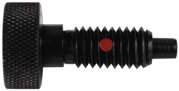 TE-CO - Knob-Handle Plungers Thread Size: 3/8-16 Thread Length (Decimal Inch): 0.7500 - Strong Tooling