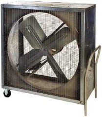 Airmaster - 30" Blade, Belt Drive, 1/2 hp, 7,360 CFM, Cabinet Fan Blower Fan - 115 Volts, 1 Speed, Single Phase - Strong Tooling